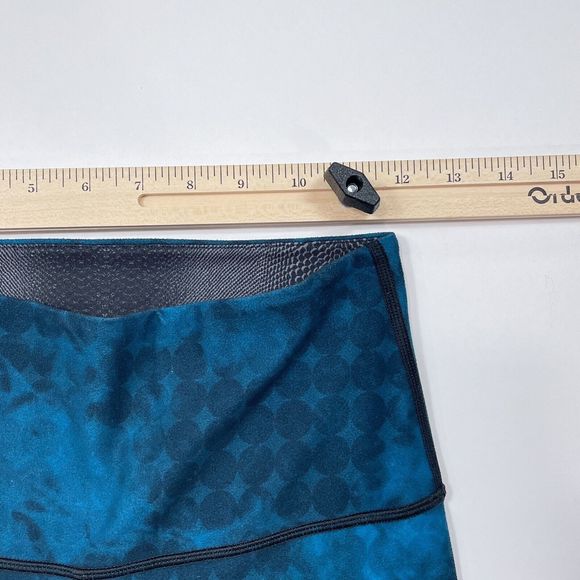 Wear it to Heart Leggings Women Size Small Reversible Blue Gray Full Length WITH - Picture 8 of 10